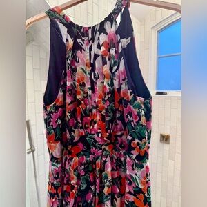 Eliza J Floral Garden Halter Dress
